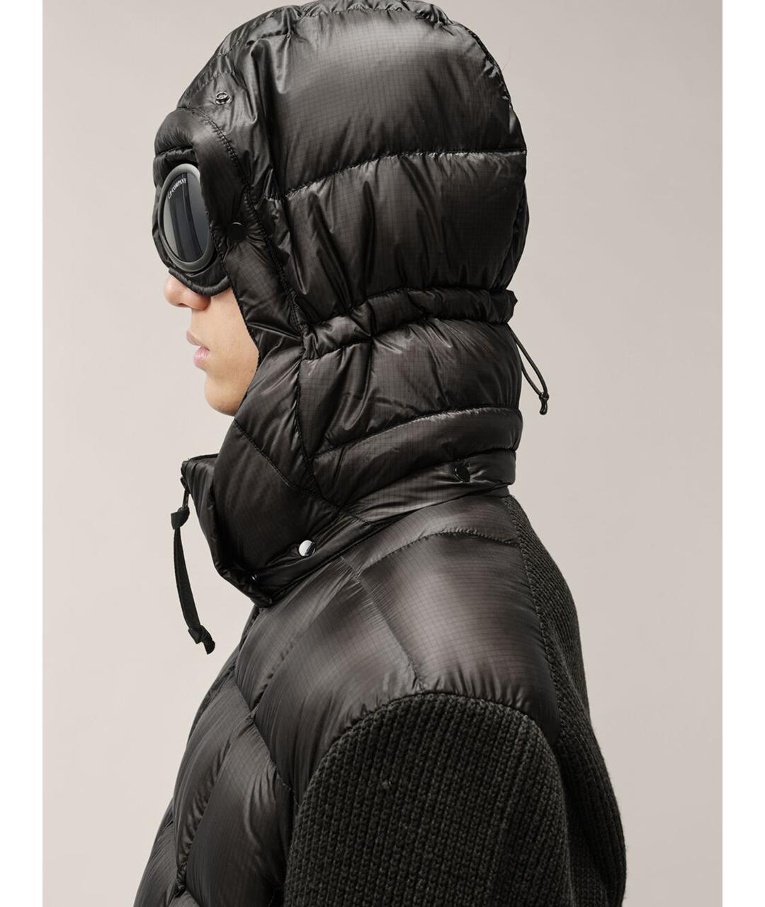CP COMPANY Черный шерстяной кардиган, фото 5
