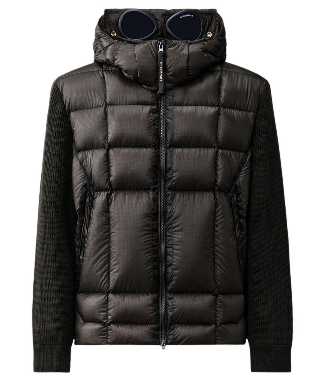 CP COMPANY Черный шерстяной кардиган, фото 1