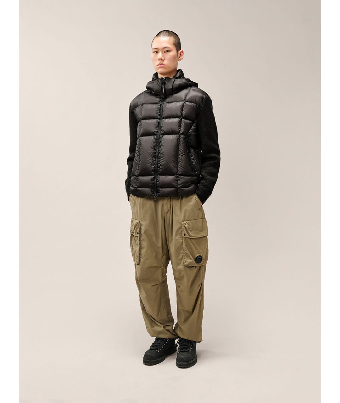 CP COMPANY Черный шерстяной кардиган, фото 7