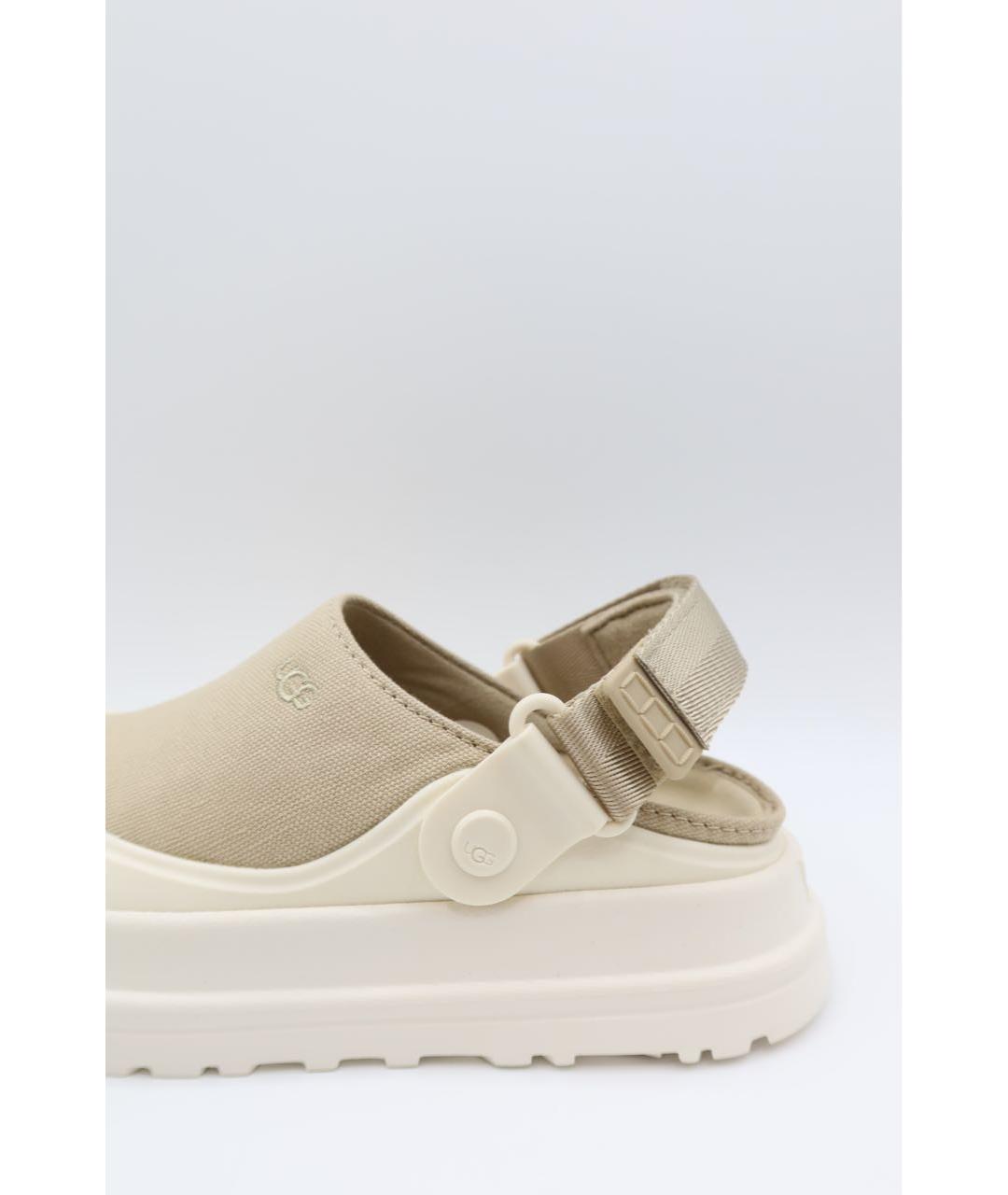 UGG Бежевые сабо, фото 3