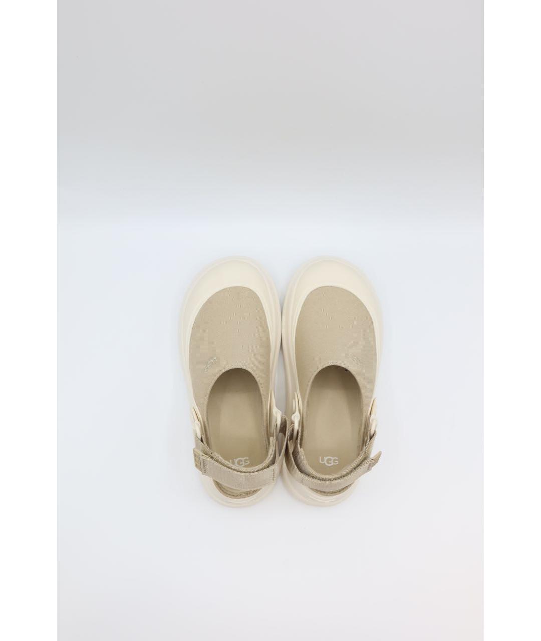 UGG Бежевые сабо, фото 5
