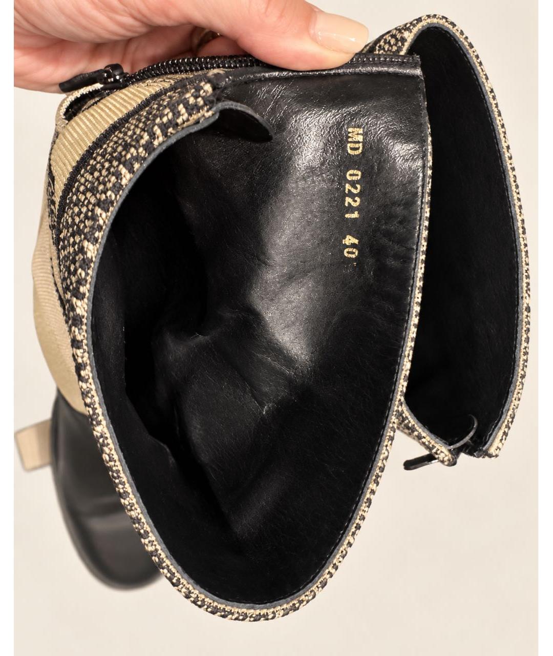 CHRISTIAN DIOR Кожаные сапоги, фото 3