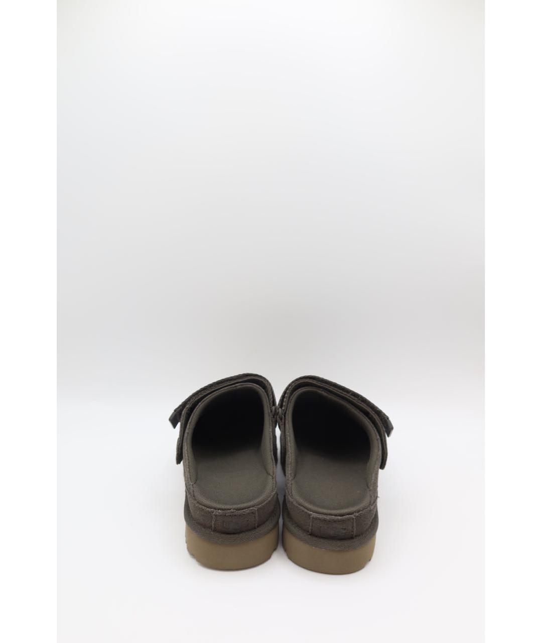 UGG Коричневые замшевые сабо, фото 4