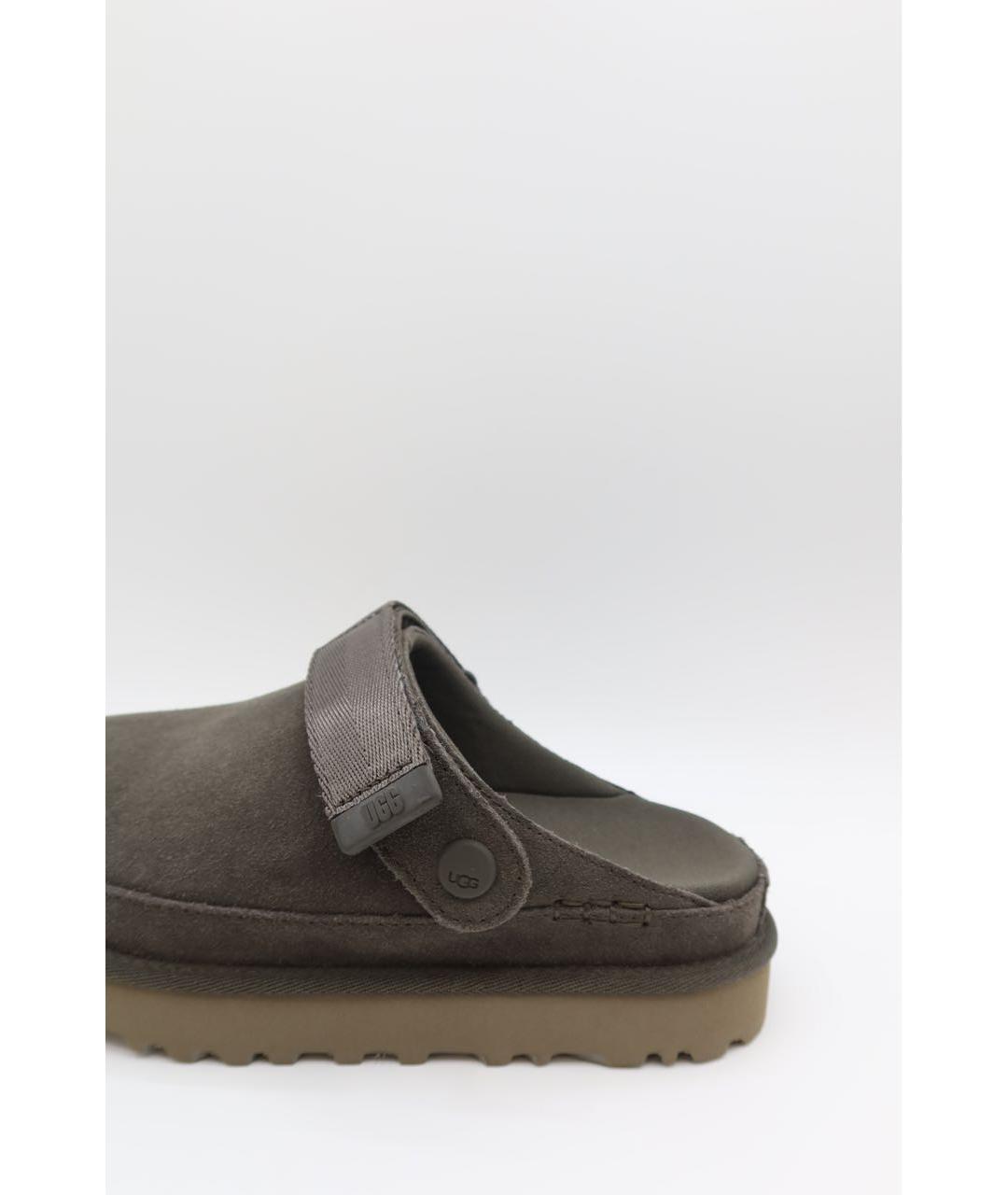 UGG Коричневые замшевые сандалии, фото 3