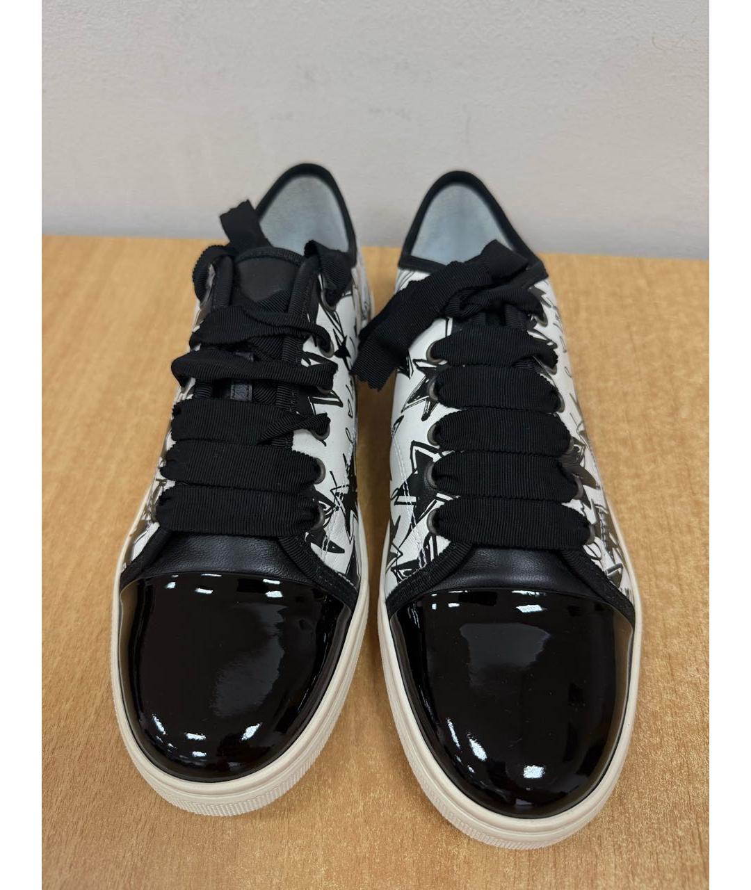 LANVIN Белые кожаные кеды, фото 3