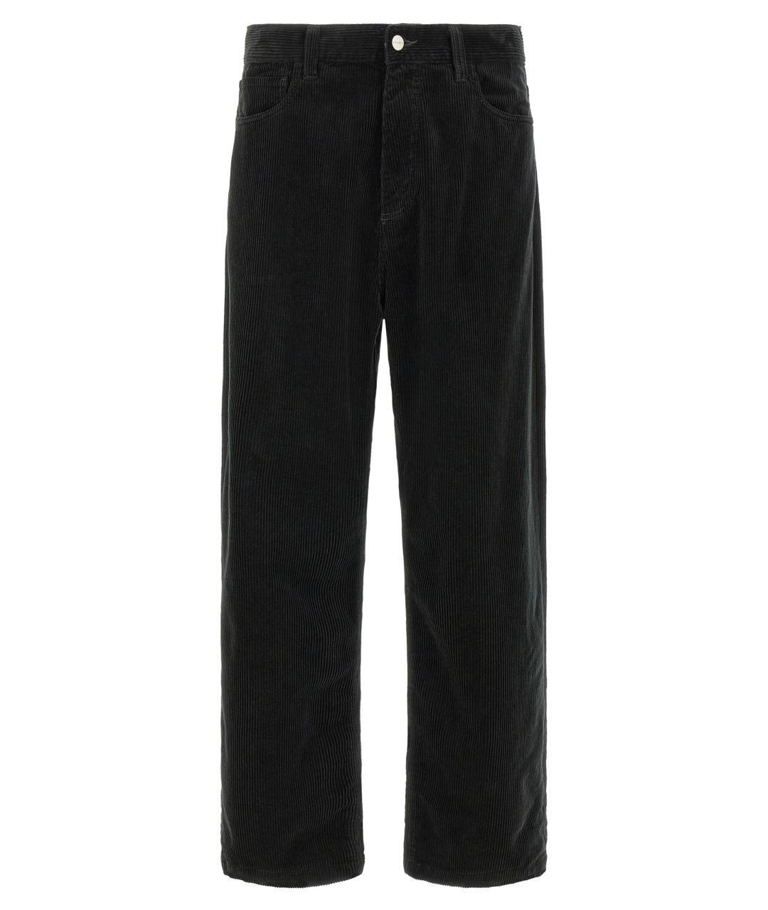 CARHARTT WIP Черные хлопковые повседневные брюки, фото 1