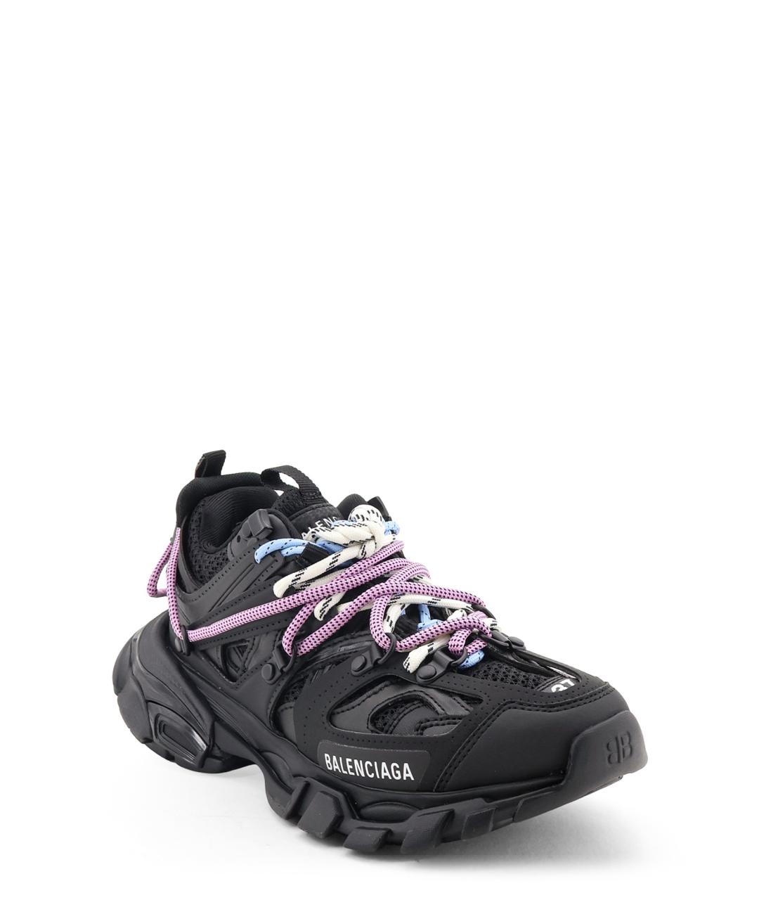BALENCIAGA Черные синтетические кроссовки, фото 2