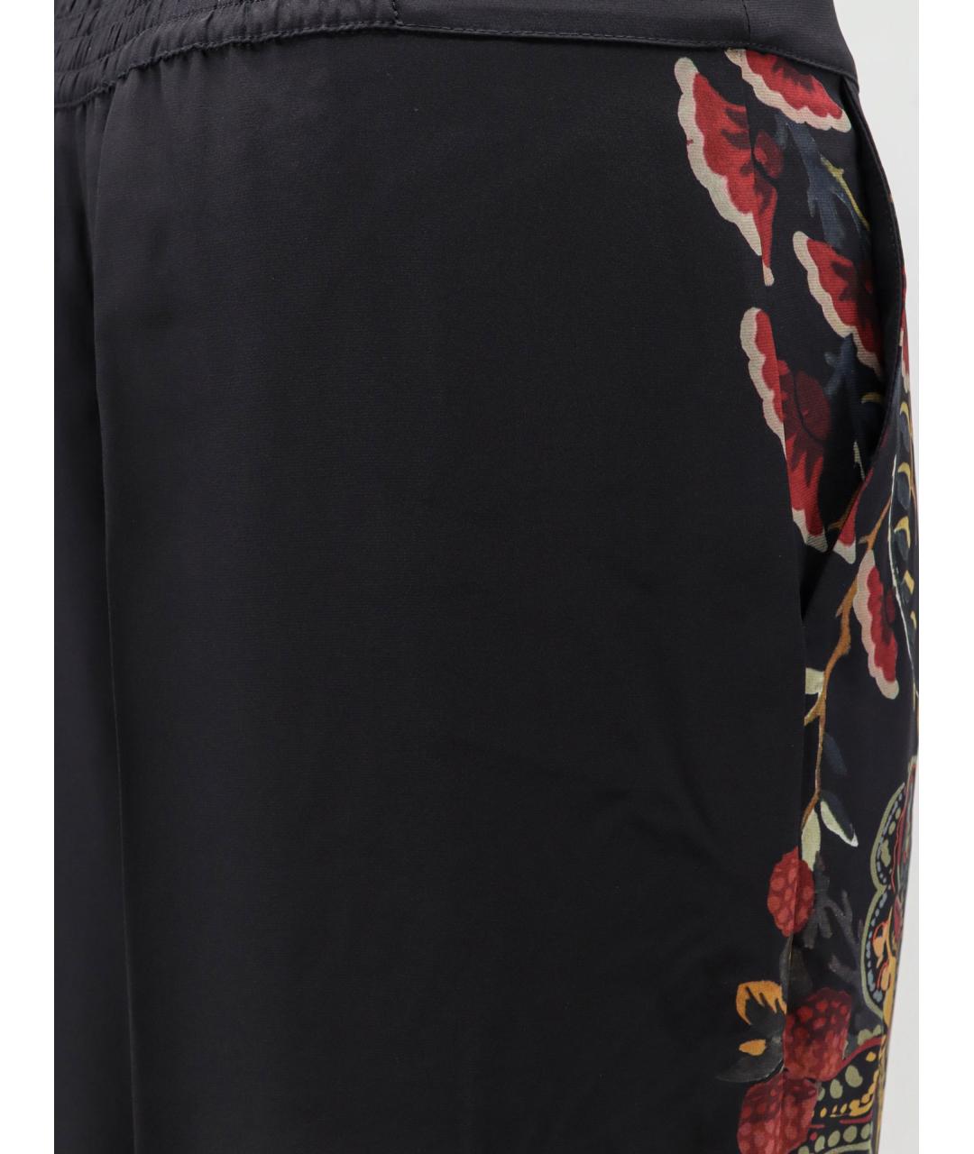 ETRO Мульти шелковые прямые брюки, фото 3