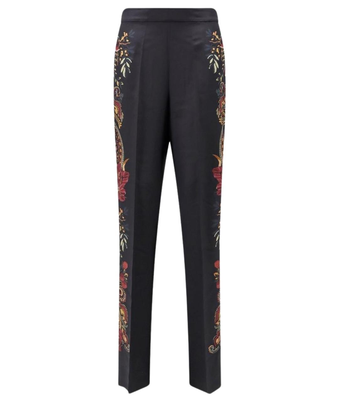 ETRO Мульти шелковые прямые брюки, фото 1