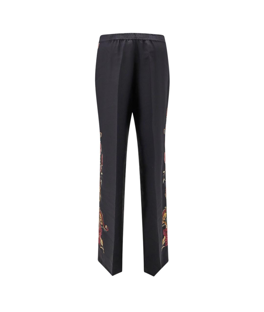 ETRO Мульти шелковые прямые брюки, фото 2