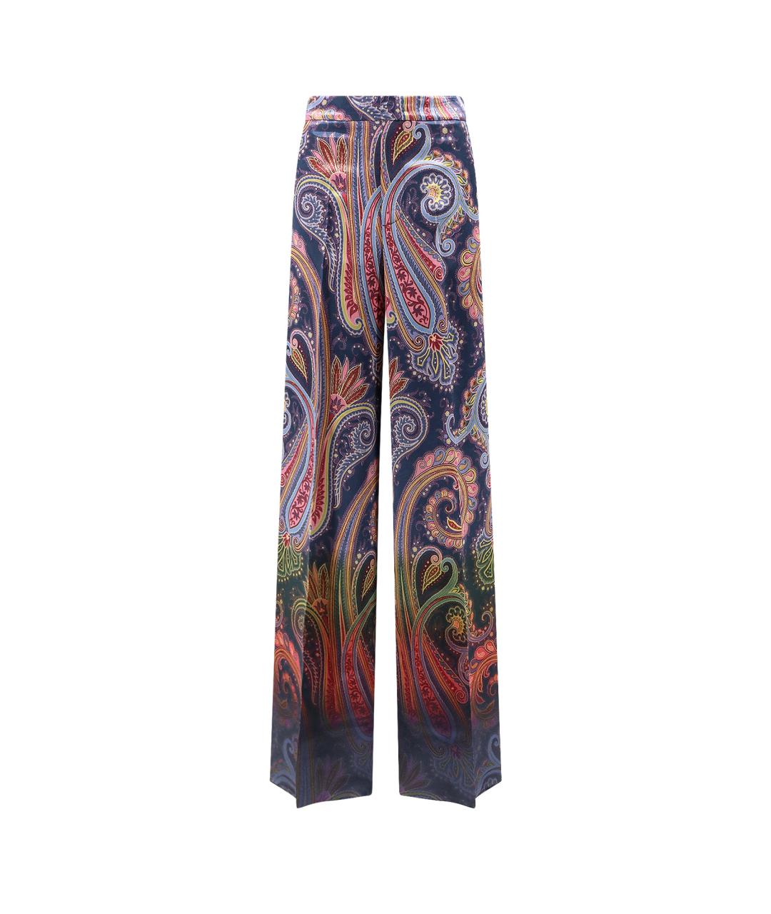 ETRO Мульти вискозные брюки широкие, фото 4