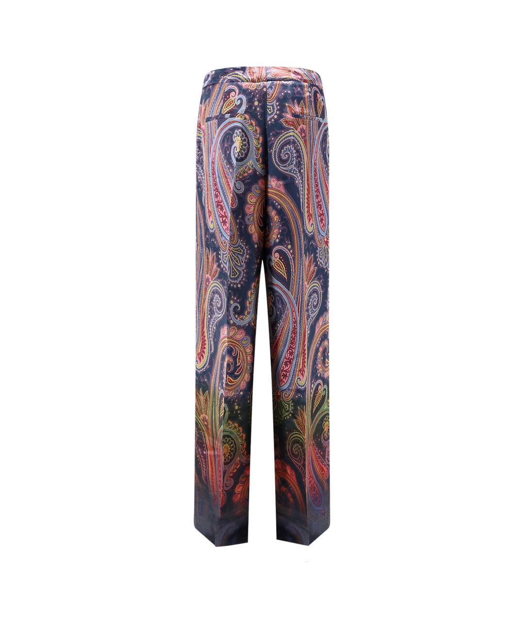 ETRO Мульти вискозные брюки широкие, фото 2