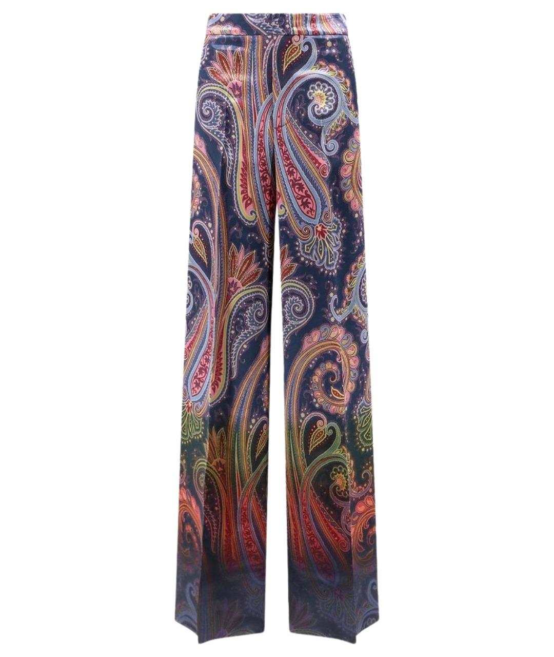 ETRO Мульти вискозные брюки широкие, фото 1