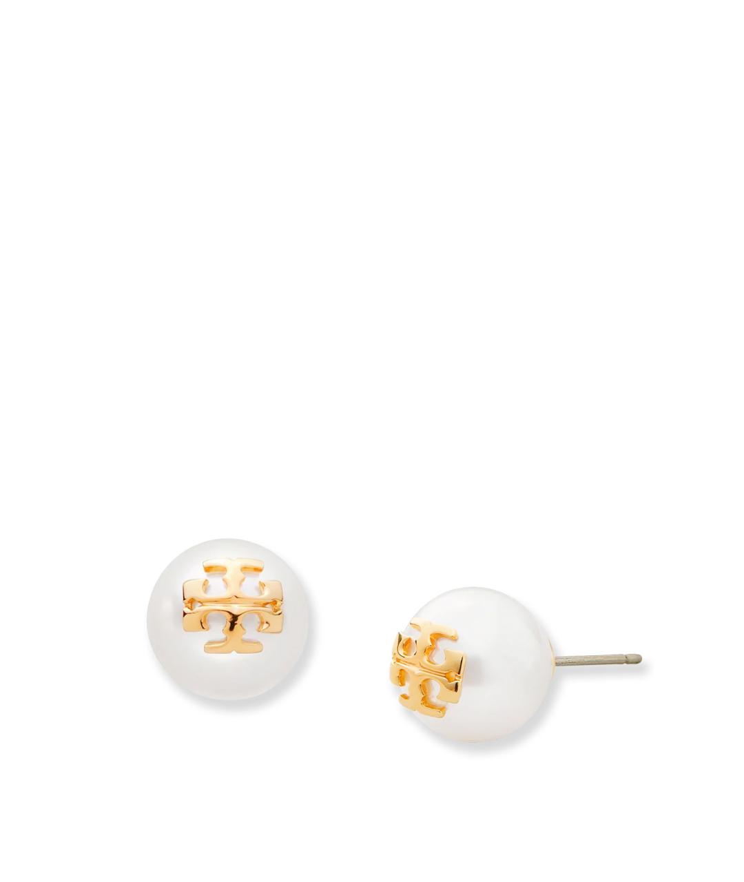 TORY BURCH Золотые латунные серьги, фото 2