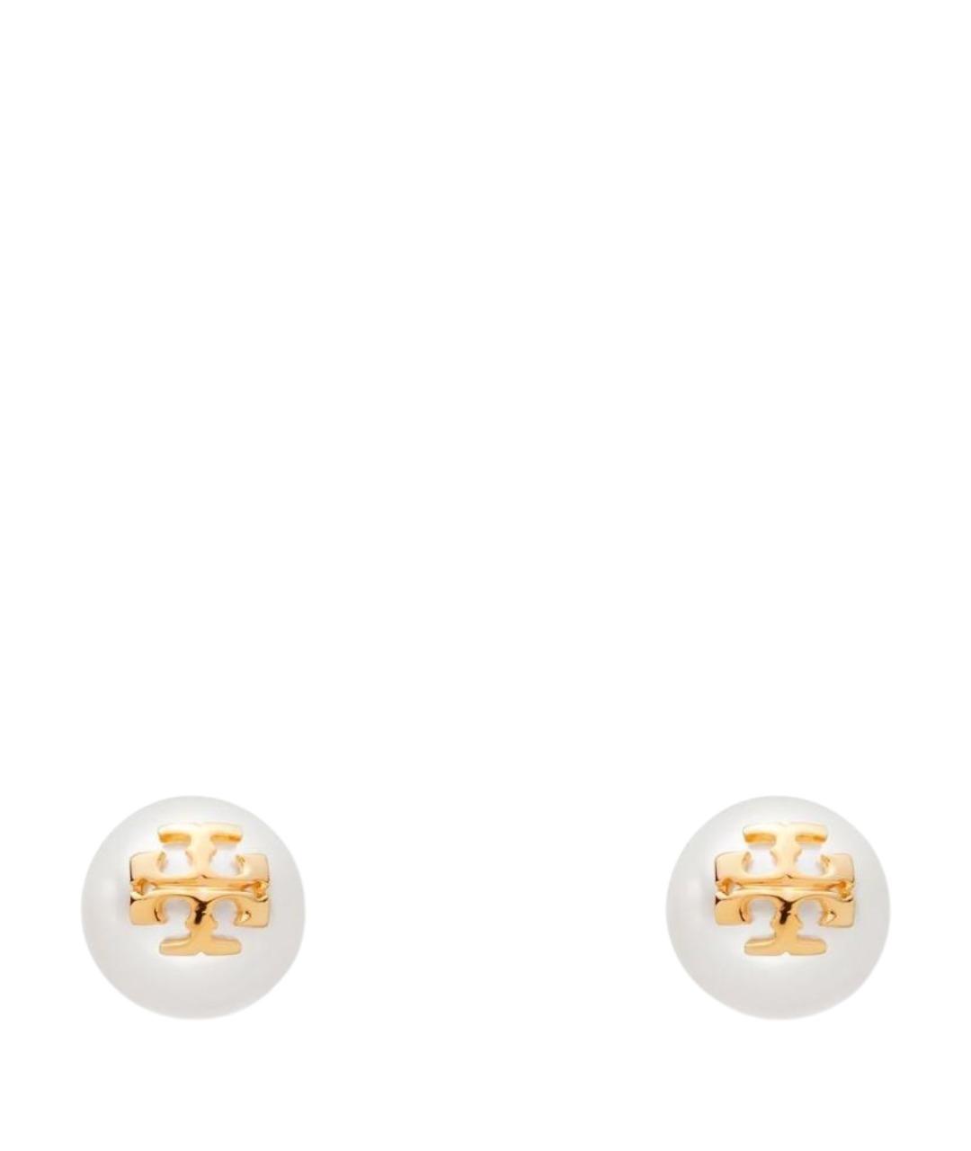 TORY BURCH Золотые латунные серьги, фото 1