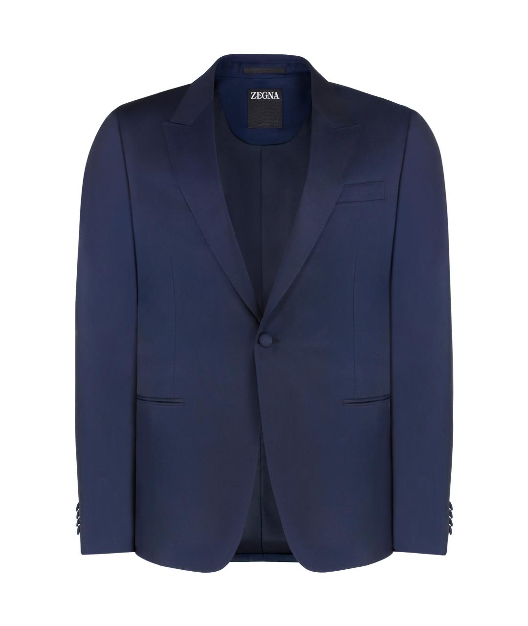ZEGNA Синий классический костюм, фото 2