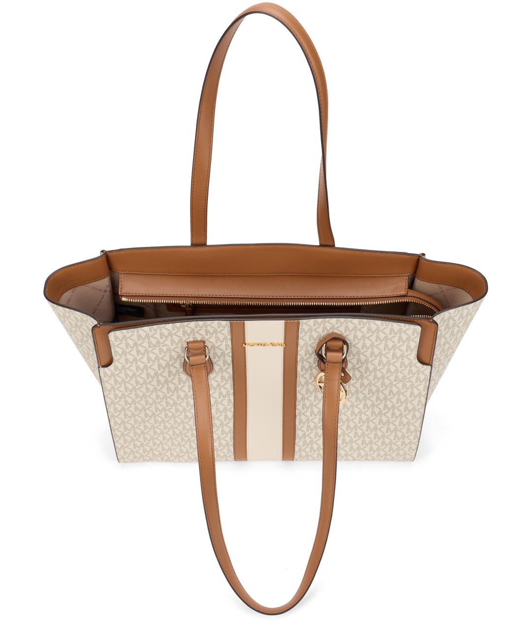 MICHAEL MICHAEL KORS Белая синтетическая сумка тоут, фото 5