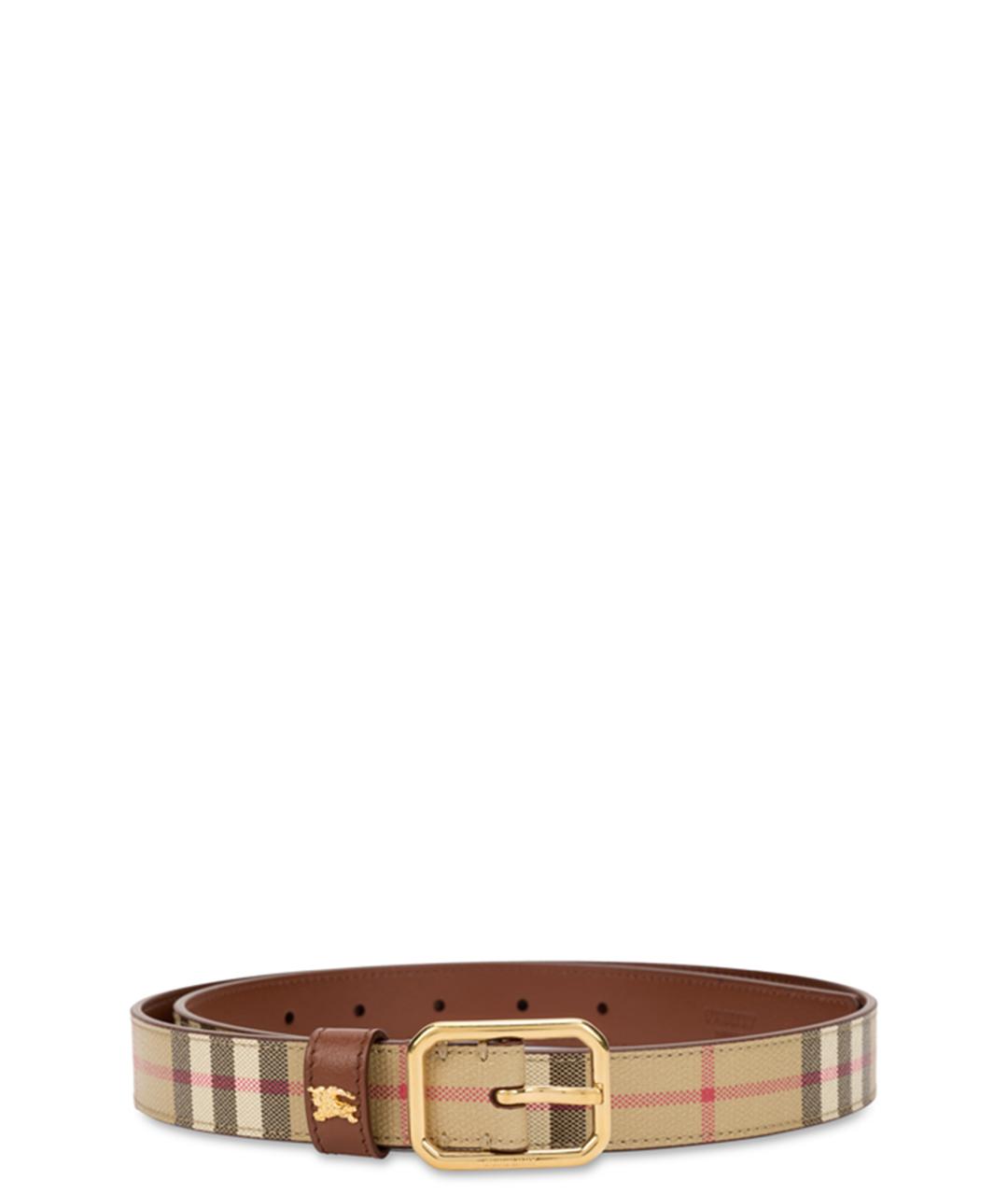 BURBERRY Бежевый ремень, фото 1