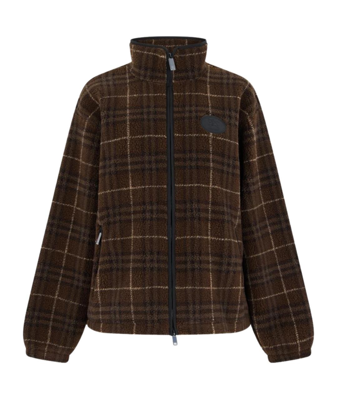 BURBERRY Коричневая шерстяная куртка, фото 1