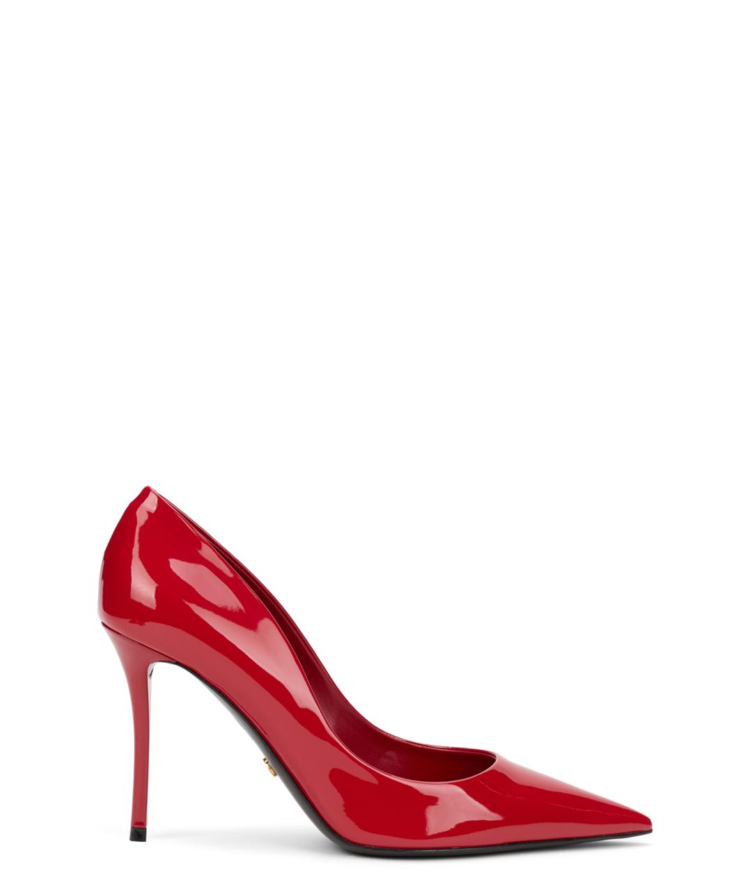 DOLCE&GABBANA Красные туфли из лакированной кожи, фото 4