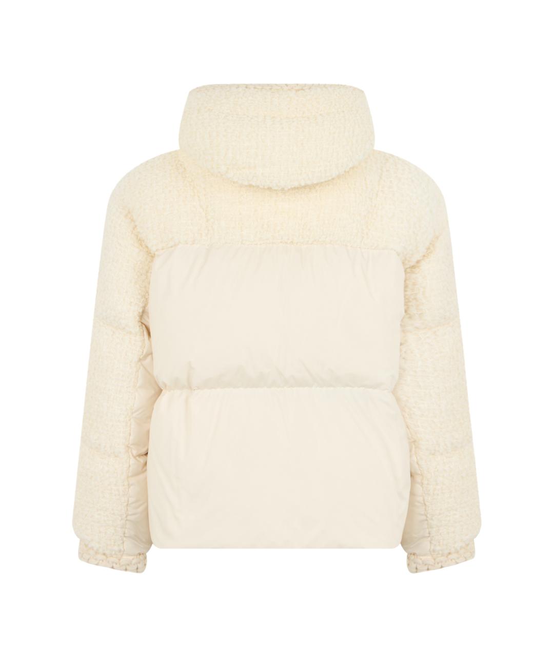 MONCLER Бежевая шерстяная куртка, фото 2