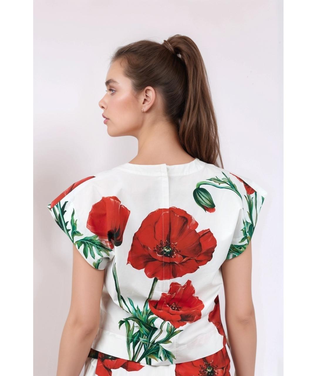 DOLCE&GABBANA Мульти хлопковая футболка, фото 3