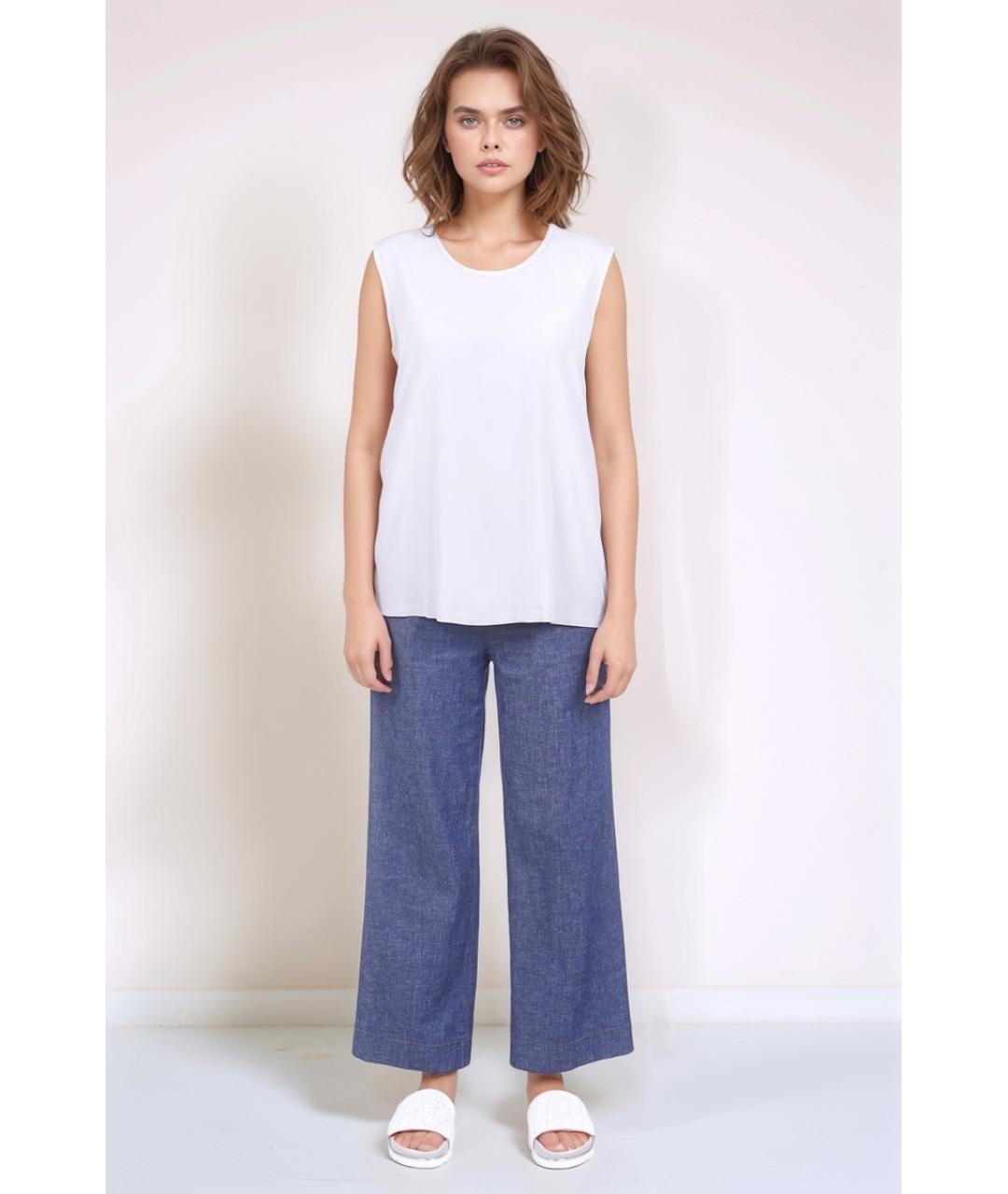 PANICALE Серая ацетатная майка, фото 3