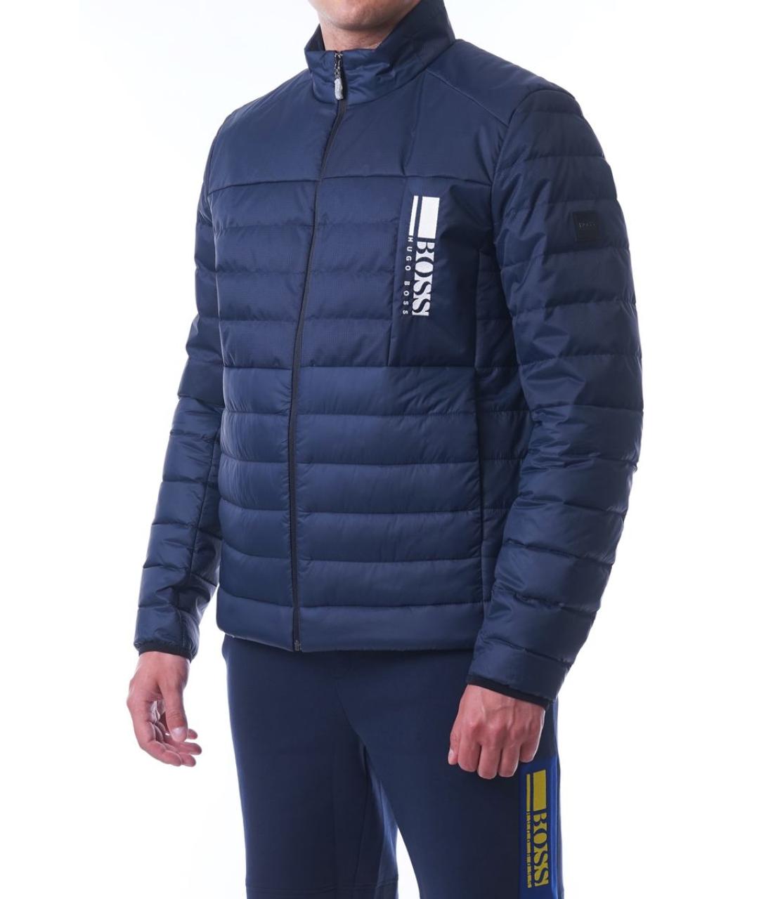 HUGO BOSS Синяя полиэстеровая куртка, фото 3