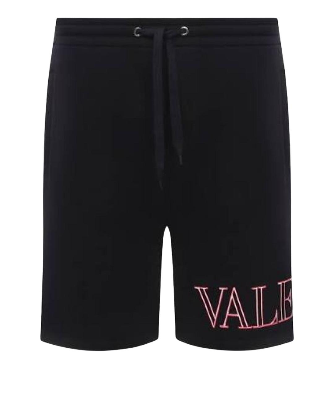 VALENTINO Темно-синие хлопковые шорты, фото 1
