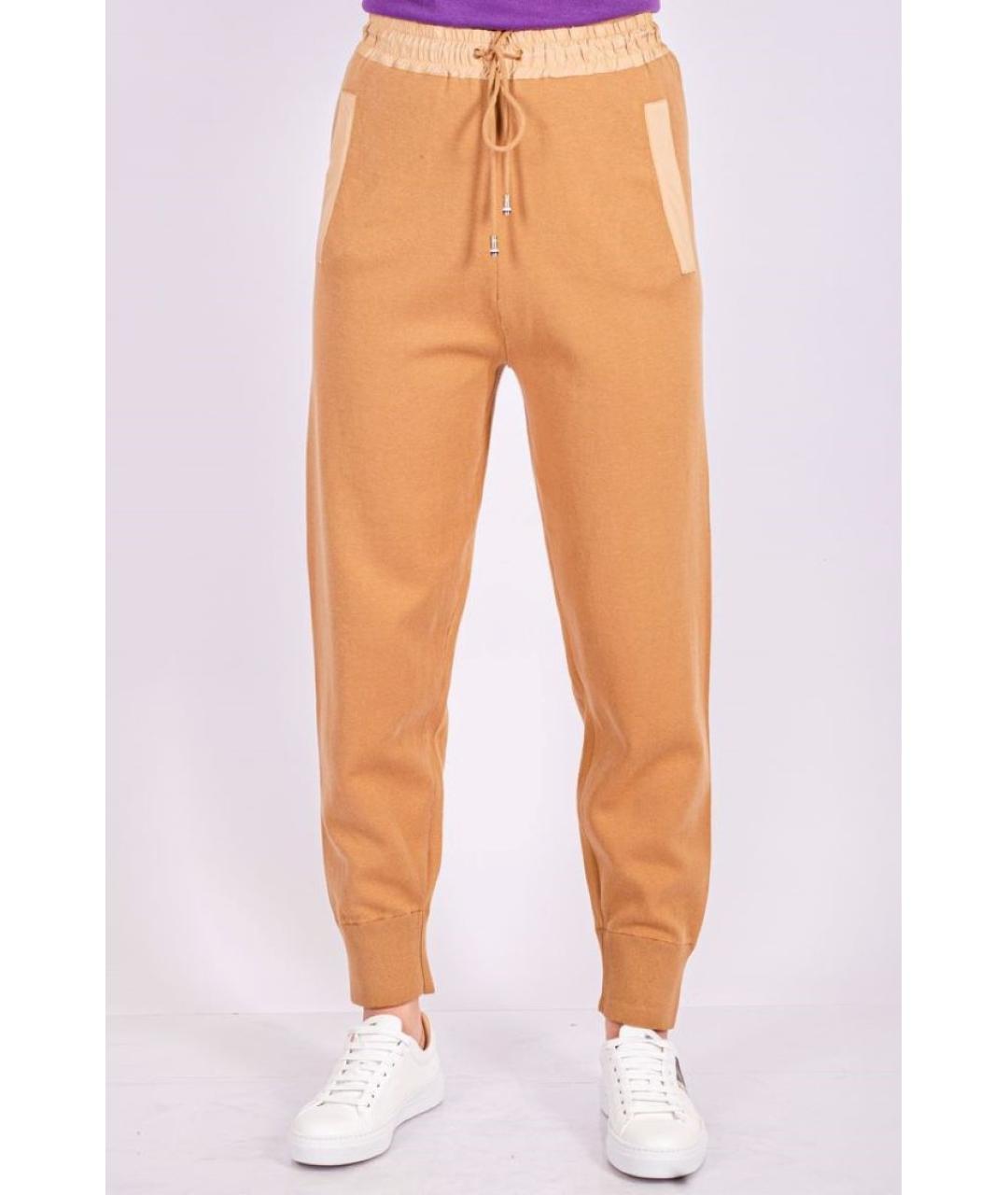 HUGO BOSS Бежевые хлопковые спортивные брюки и шорты, фото 4