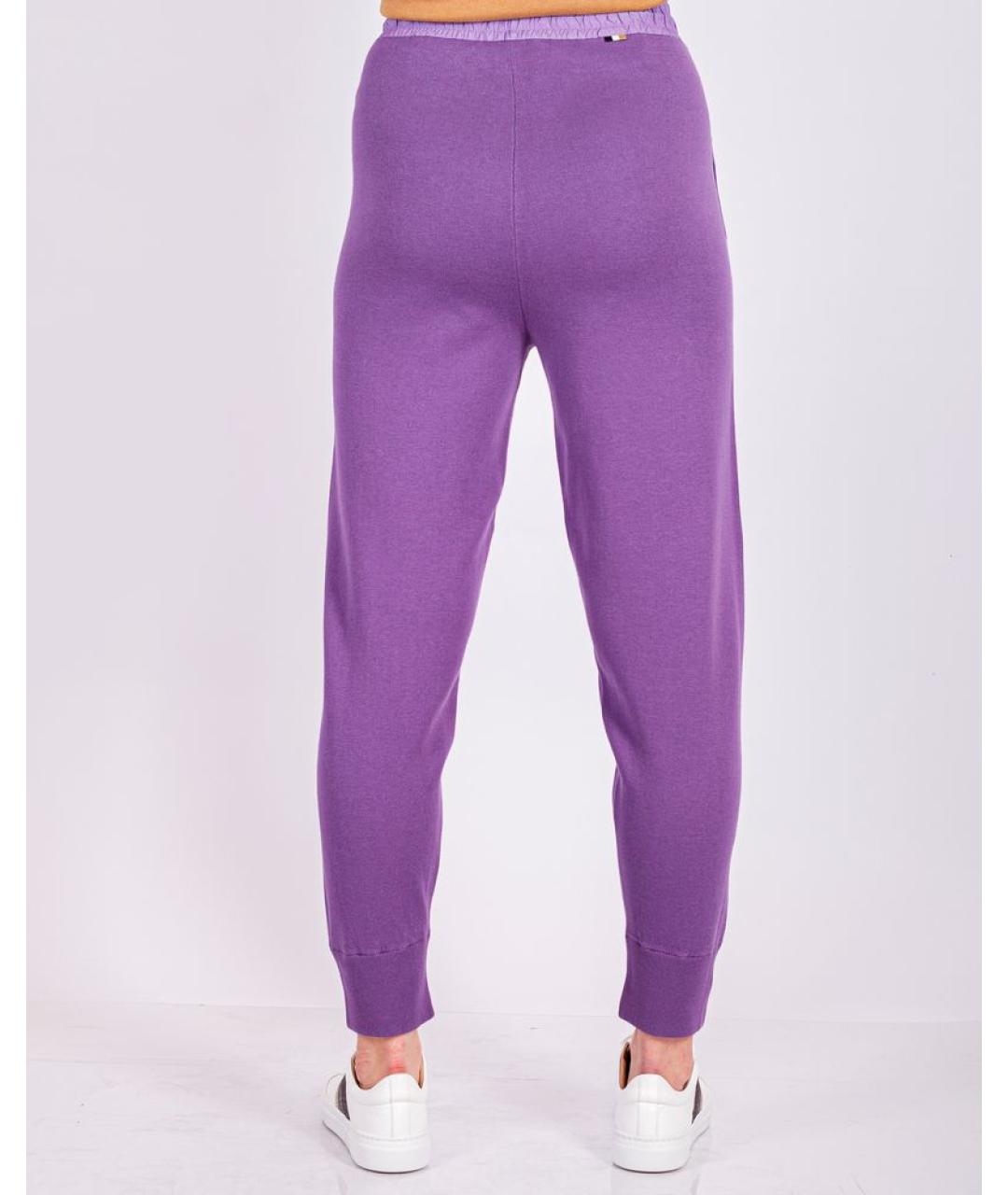 HUGO BOSS Фиолетовые хлопковые спортивные брюки и шорты, фото 3