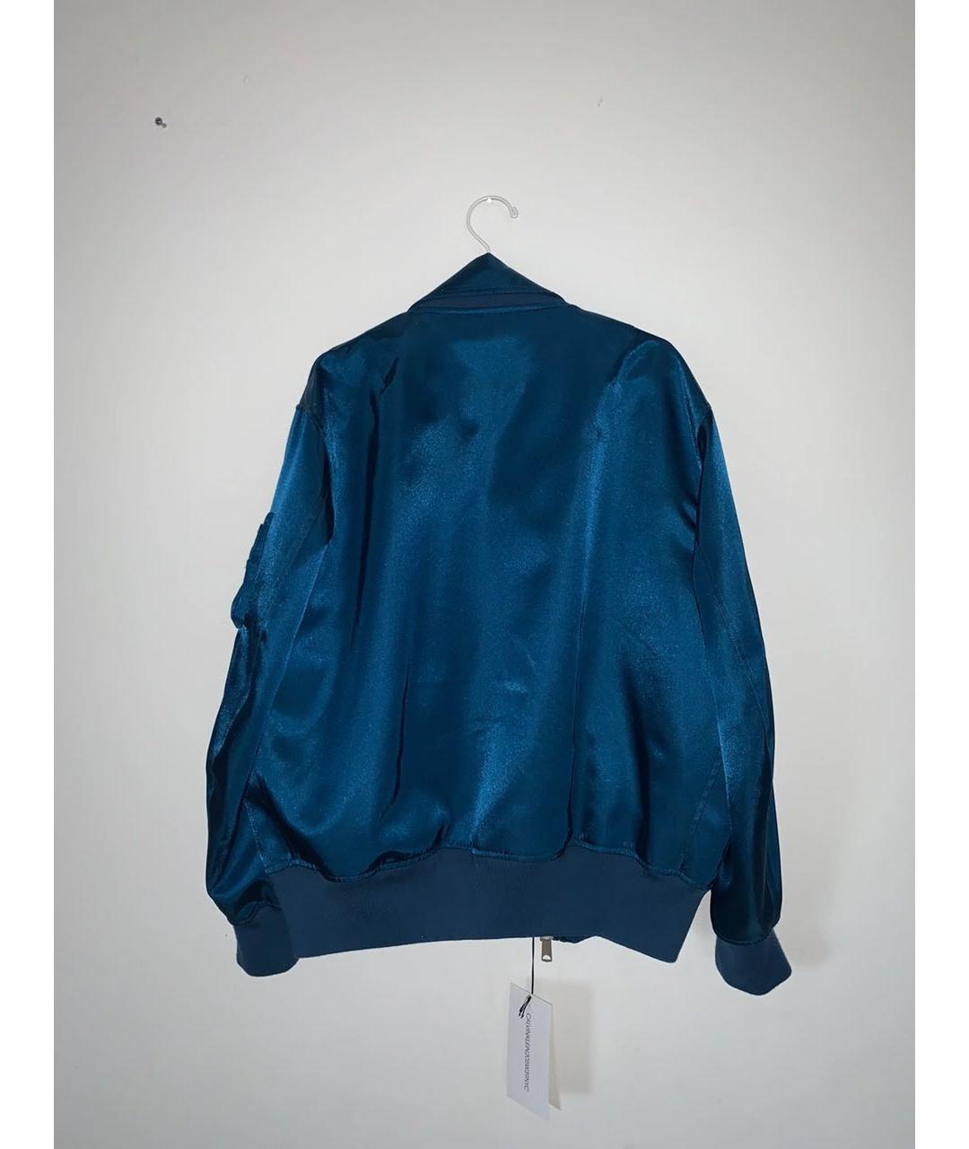 CALVIN KLEIN 205W39NYC Синяя полиамидовая куртка, фото 2