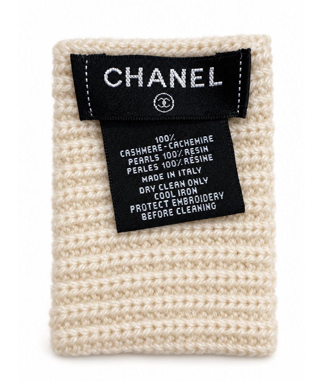 CHANEL Бежевая кашемировая шапка, фото 2
