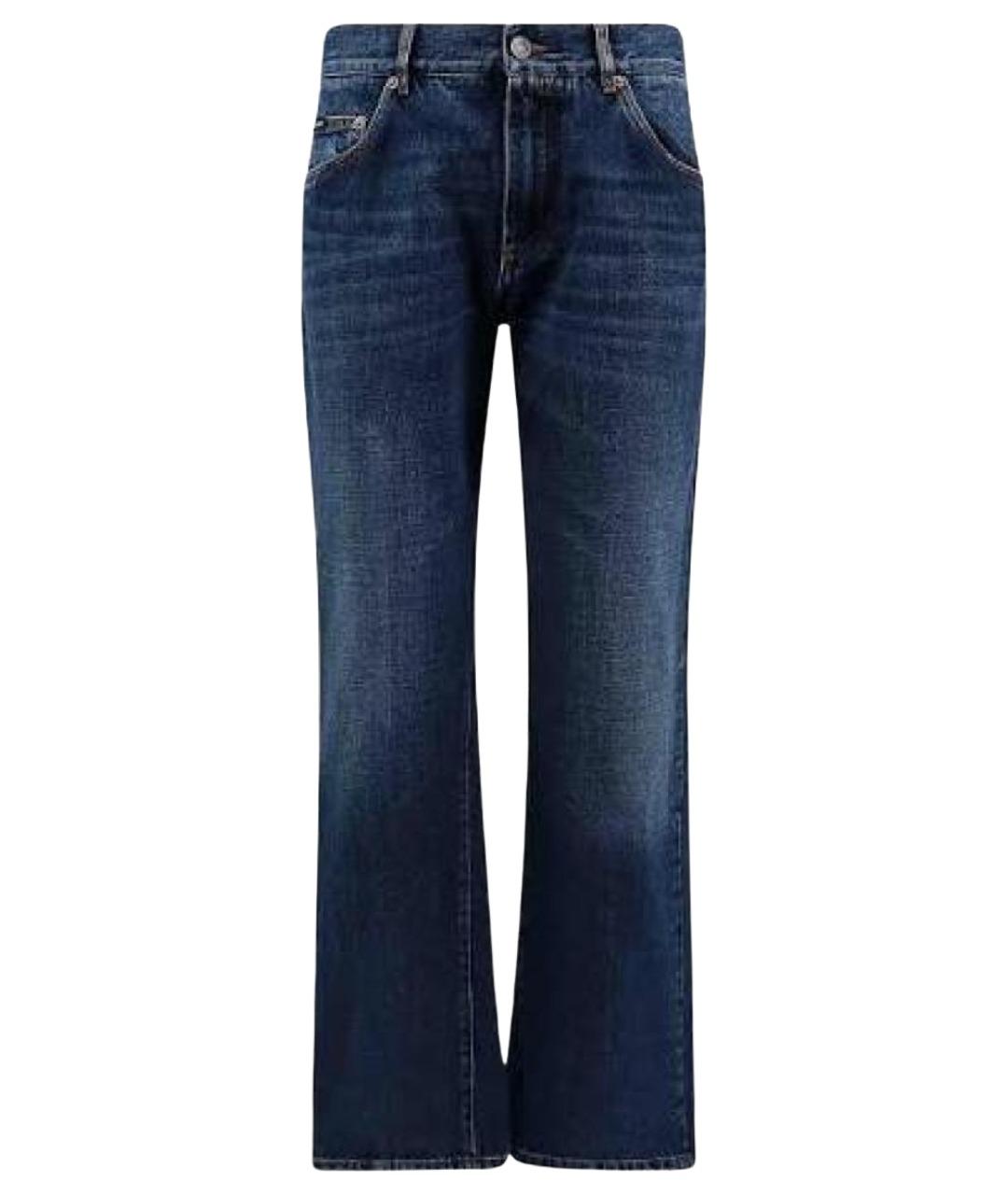 DOLCE&GABBANA Синие хлопковые джинсы, фото 1