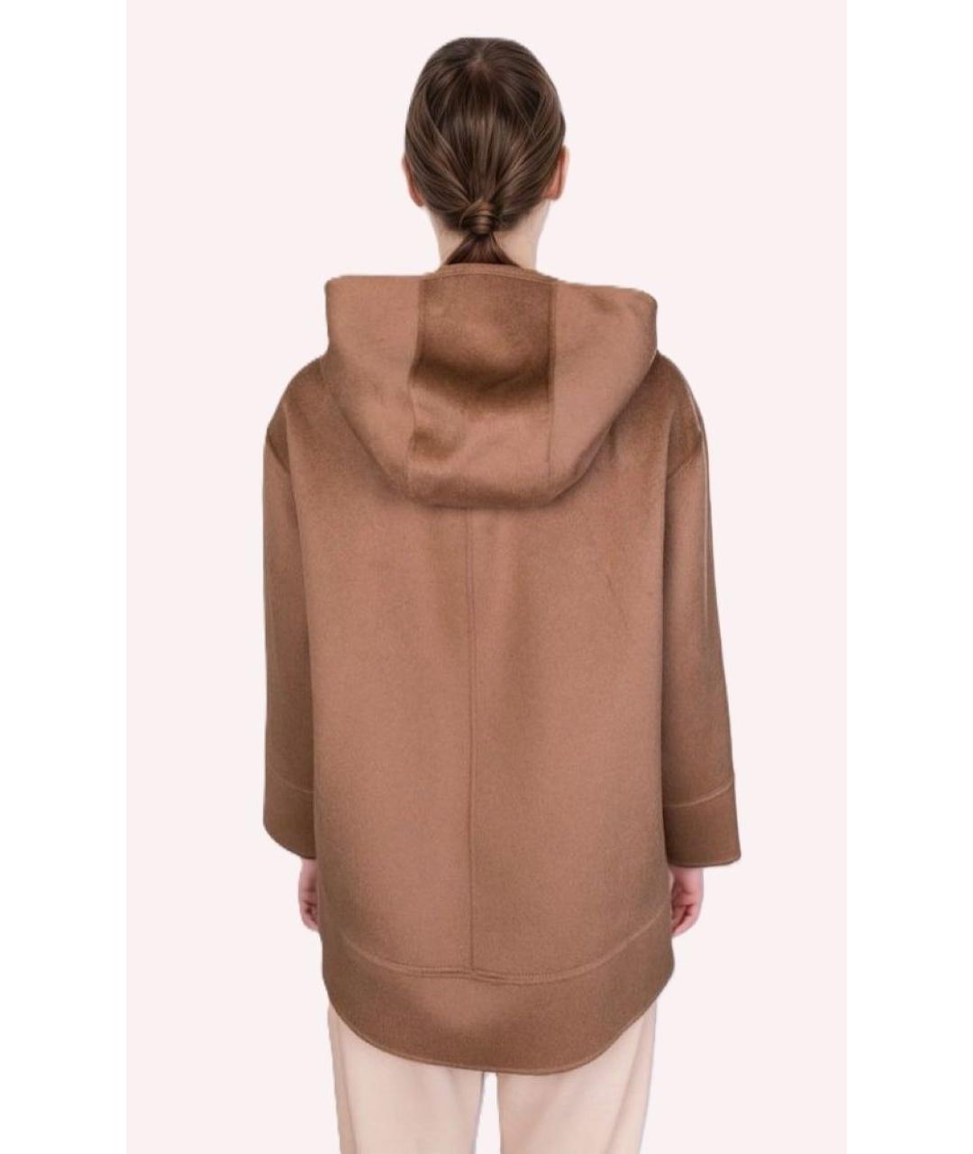 'S MAX MARA Бежевое шерстяное пальто, фото 3