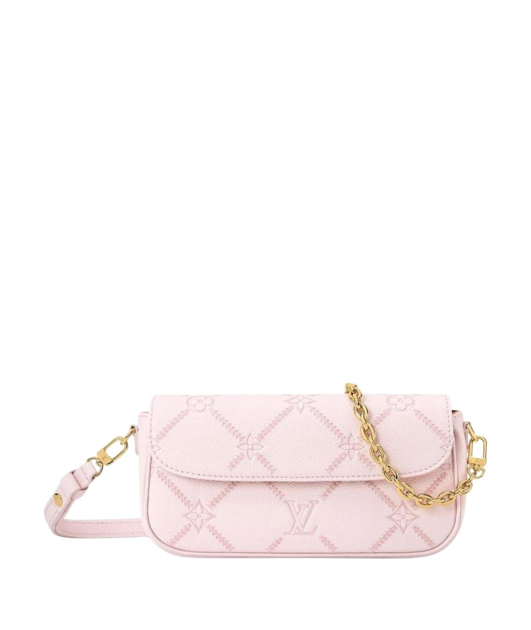 LOUIS VUITTON Розовая кожаная сумка через плечо, фото 1