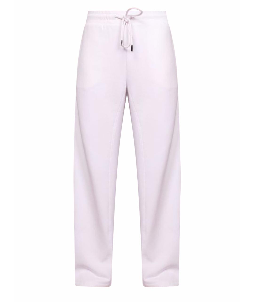 MAX MARA Белые хлопковые спортивные брюки и шорты, фото 1