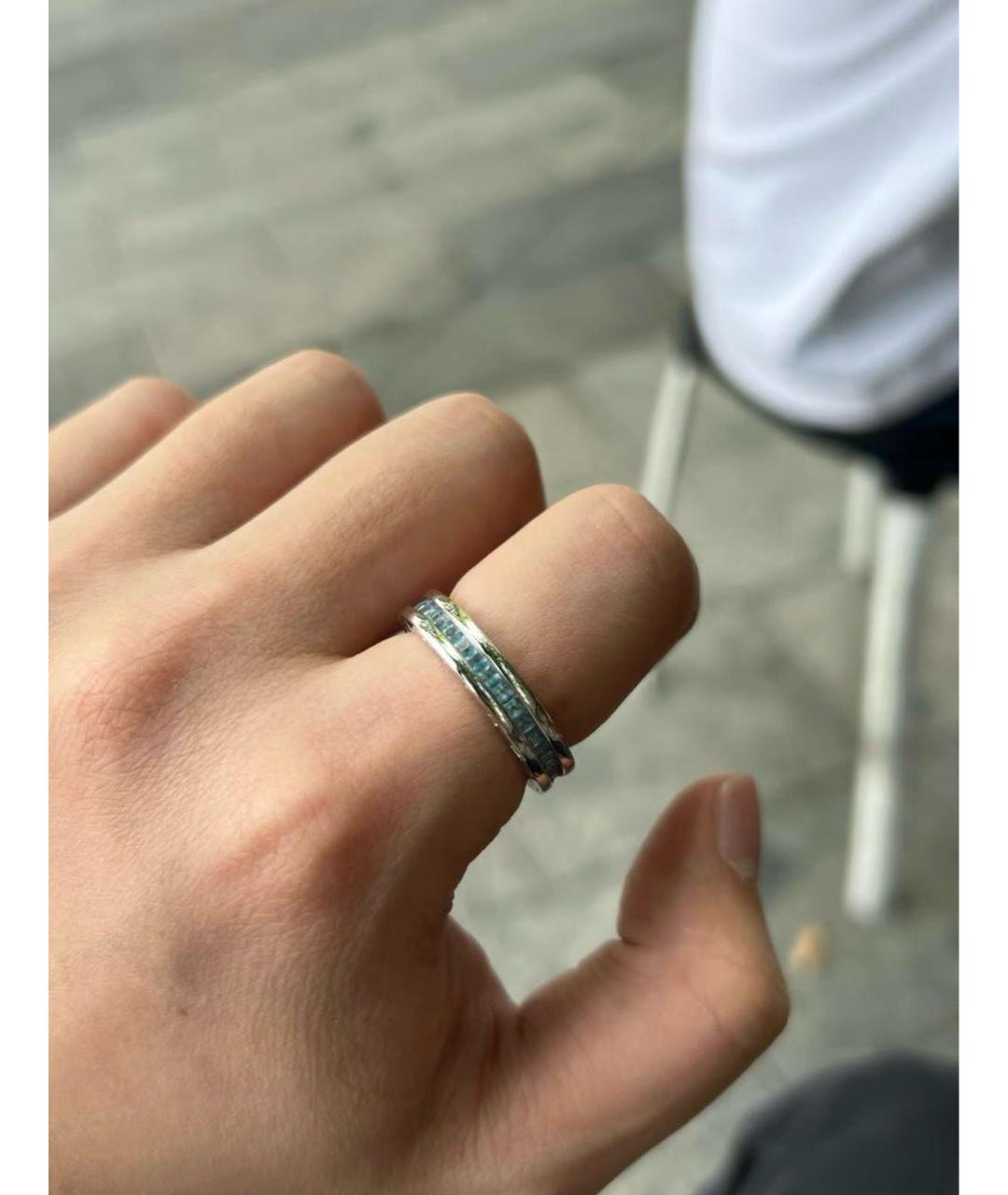 BVLGARI Серебряное кольцо из белого золота, фото 2