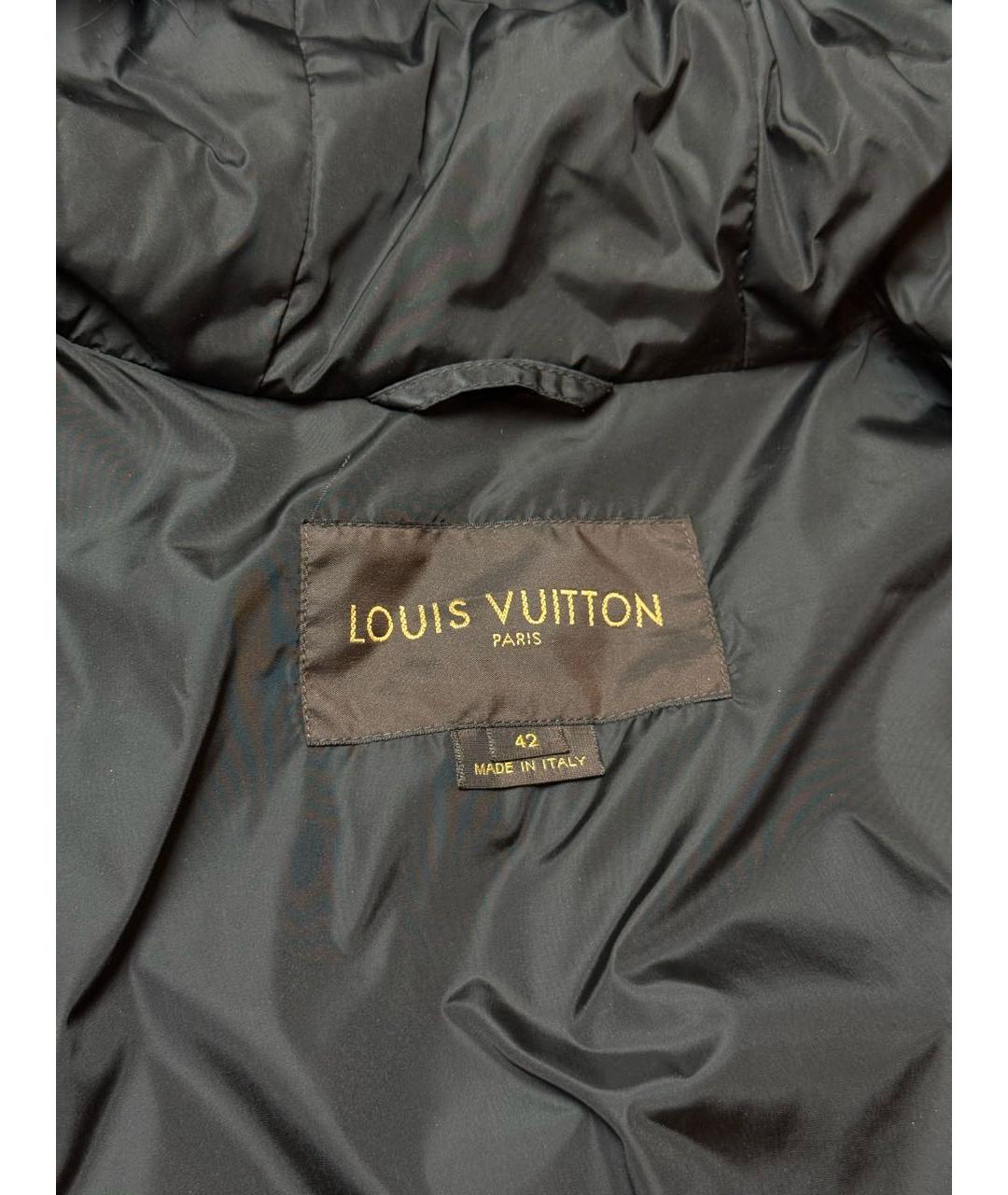 LOUIS VUITTON Черная полиамидовая куртка, фото 3