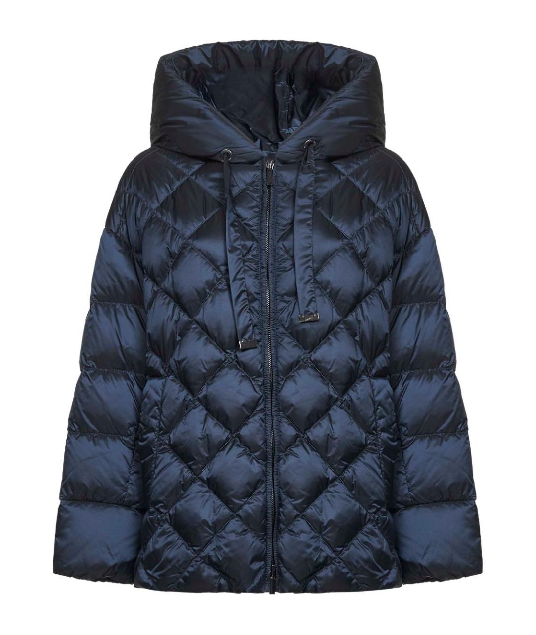MAX MARA Синяя полиамидовая куртка, фото 1