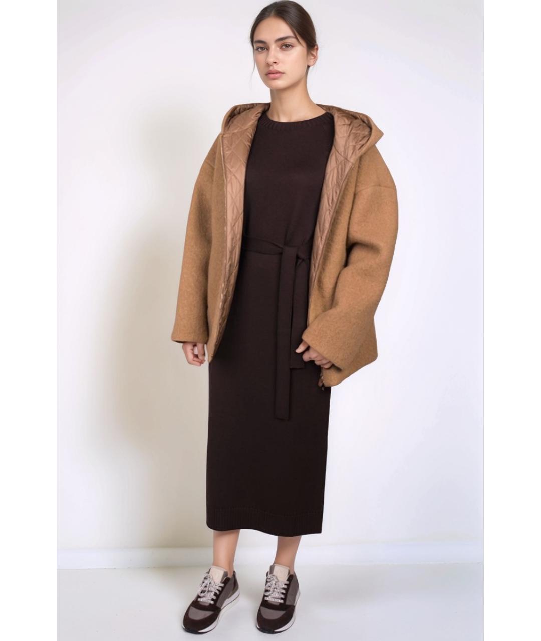 MAX MARA Бежевая шерстяная куртка, фото 2