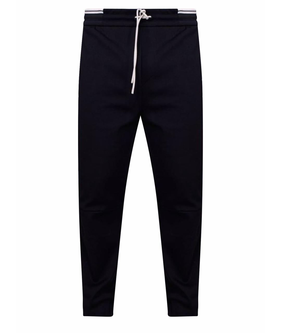 HUGO BOSS Черные хлопковые повседневные брюки, фото 1