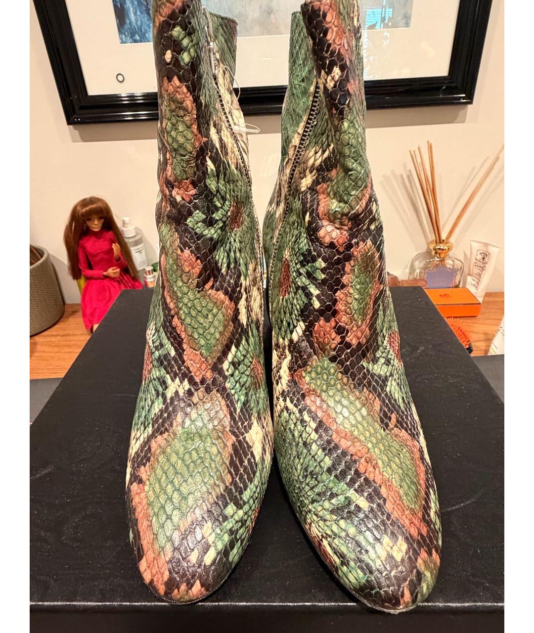 DRIES VAN NOTEN Ботильоны из кожи питона, фото 3