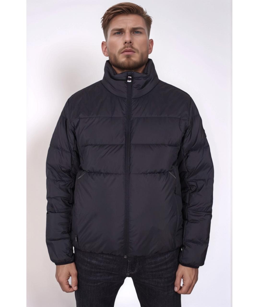 HUGO BOSS Черная полиэстеровая куртка, фото 2