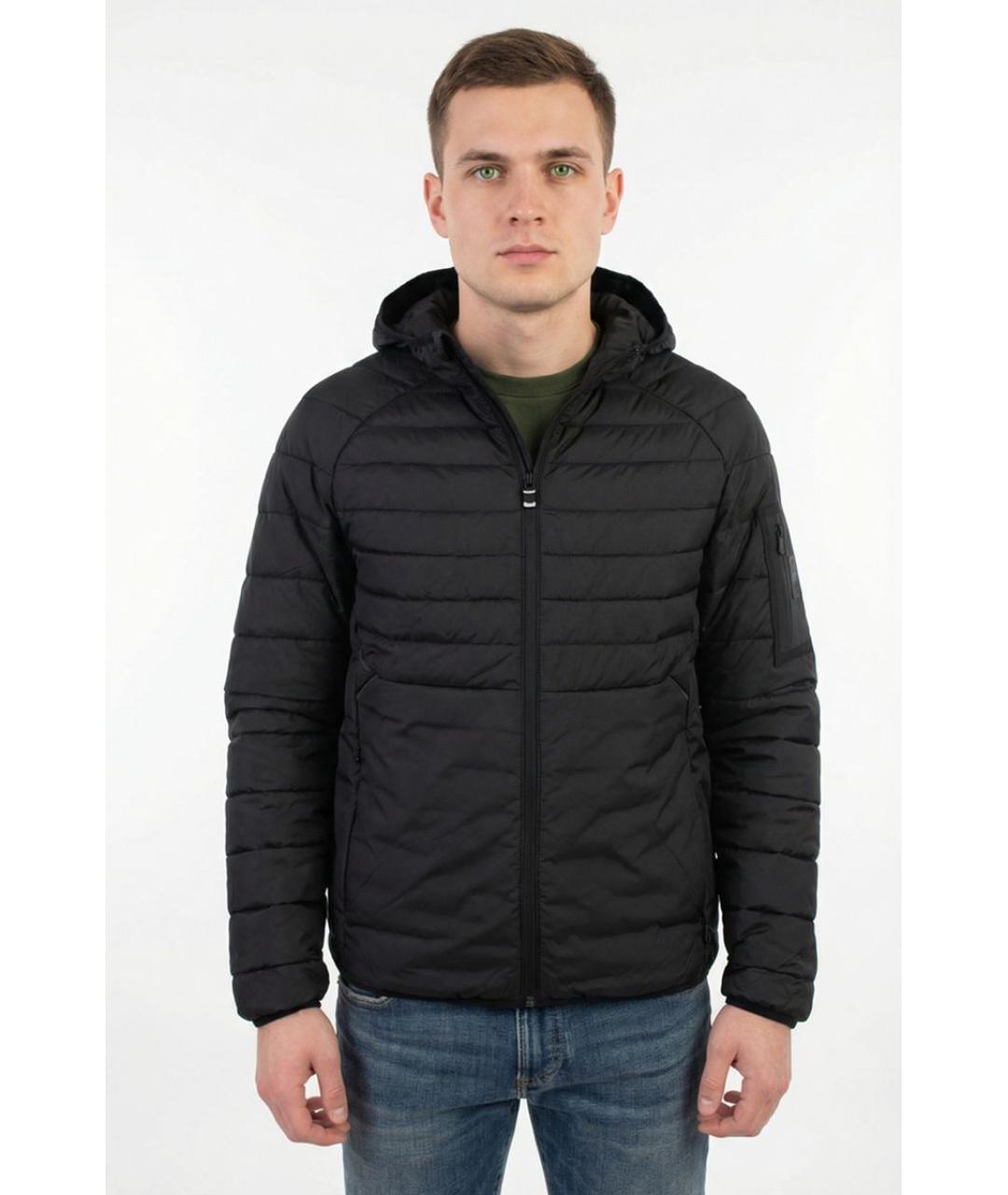 HUGO BOSS Черная полиэстеровая куртка, фото 2