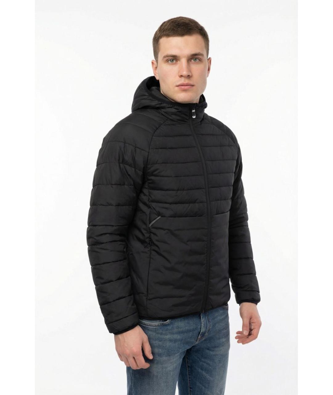 HUGO BOSS Черная полиэстеровая куртка, фото 4
