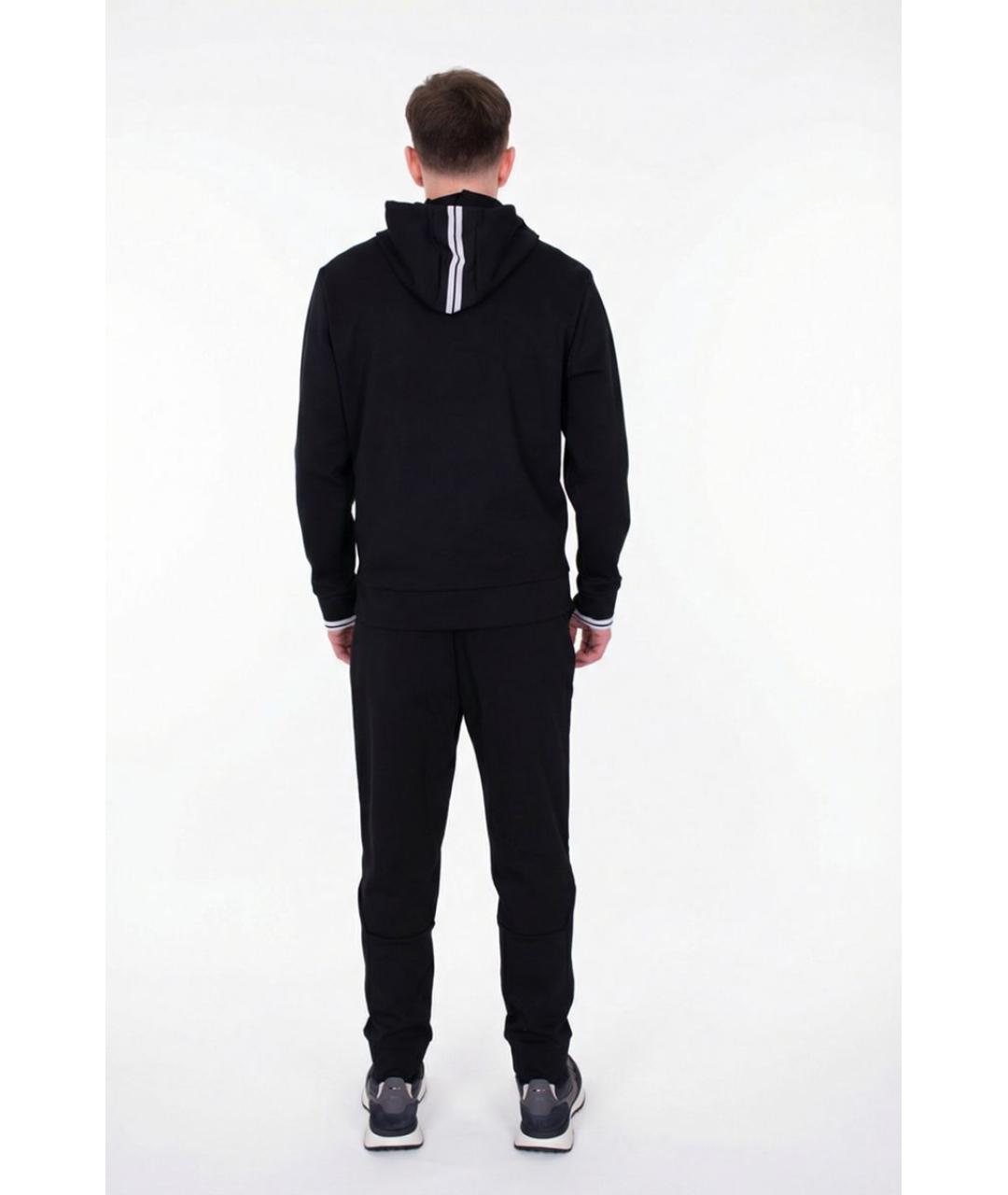 HUGO BOSS Черный хлопковый спортивный костюм, фото 4