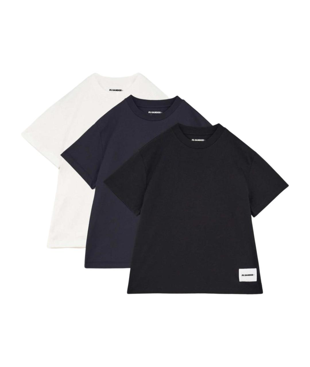 JIL SANDER Белая хлопковая футболка, фото 1