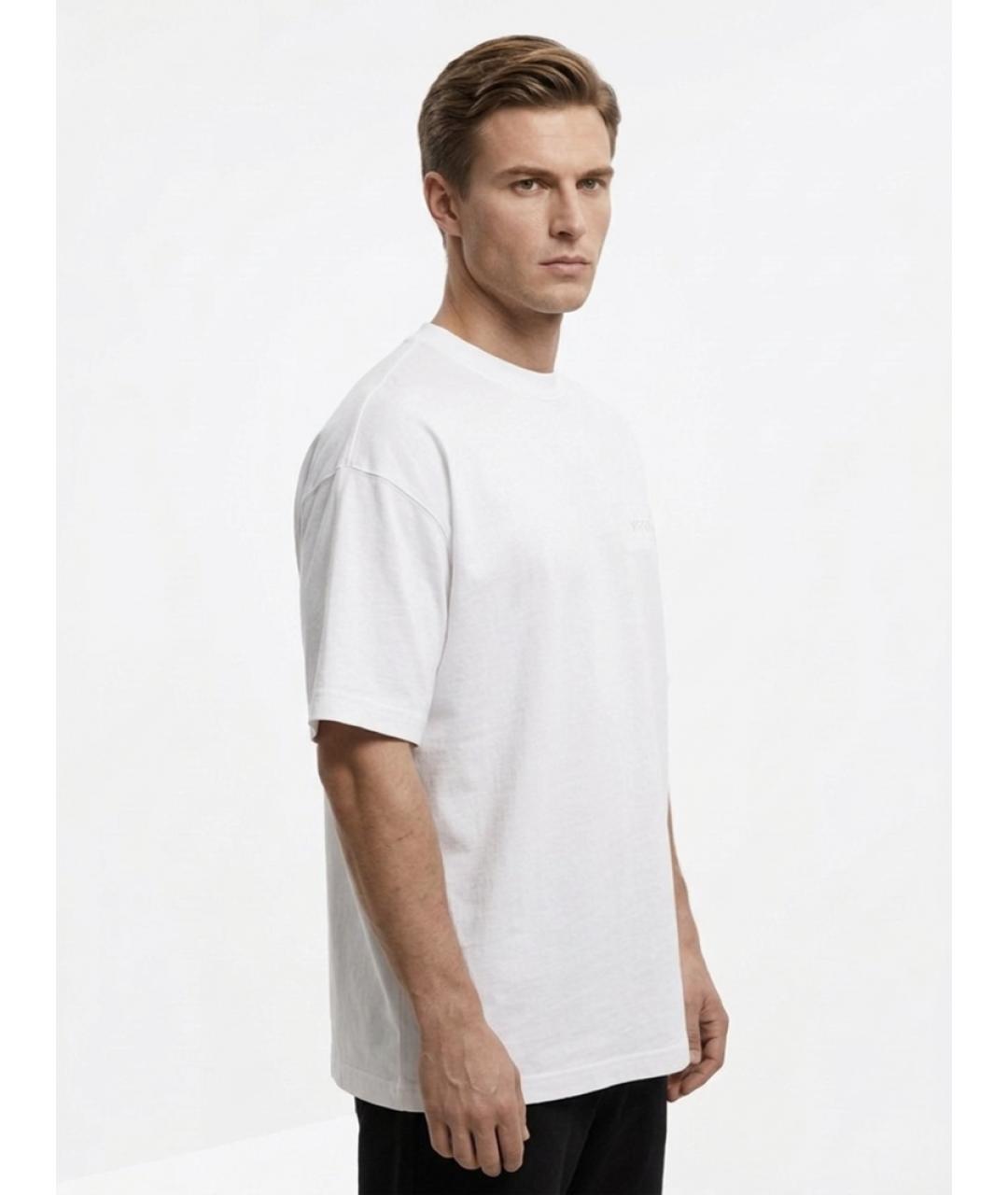VETEMENTS Белая хлопковая футболка, фото 3