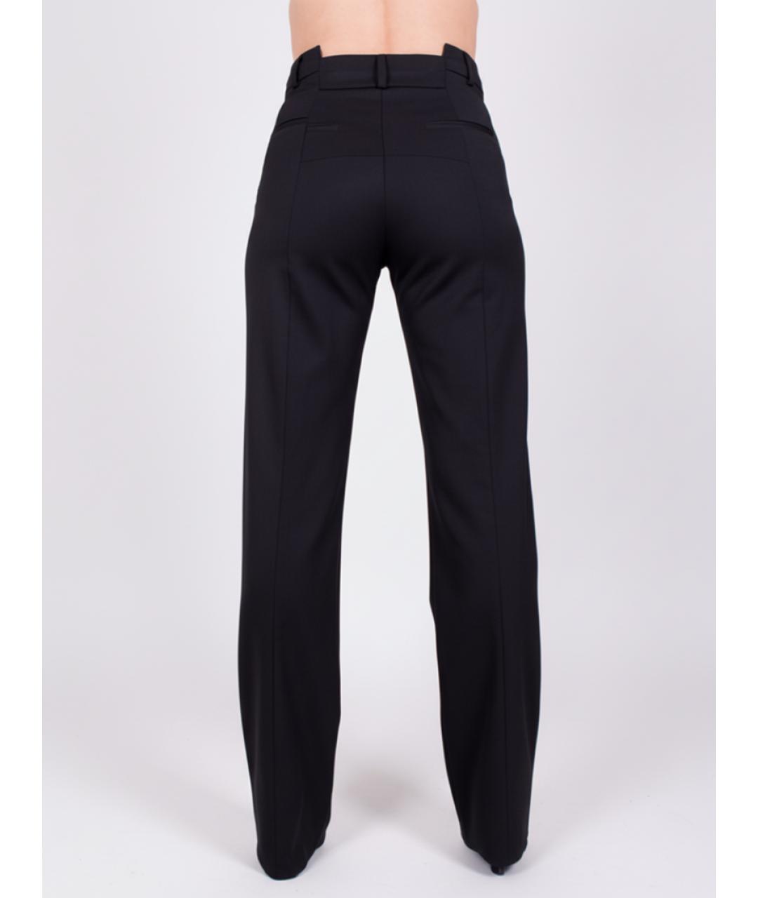 VETEMENTS Черные шерстяные брюки узкие, фото 4
